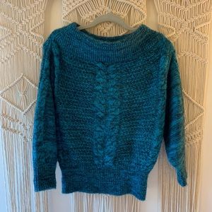 Anthropology off the shoulder sweater
